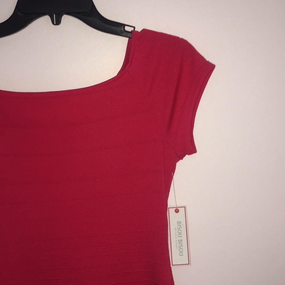 FITTED HOT PINK DRESS